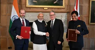 ভারত-যুক্তরাজ্যের মধ্যে ঐতিহাসিক মুক্তবাণিজ্য চুক্তি সই
